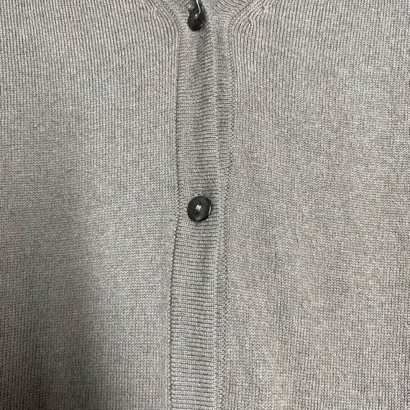 Avant Premier Knit Cardigan V-Neck Basic Classic Button 8% Angora 55% Cotton - Picture 7 of 14